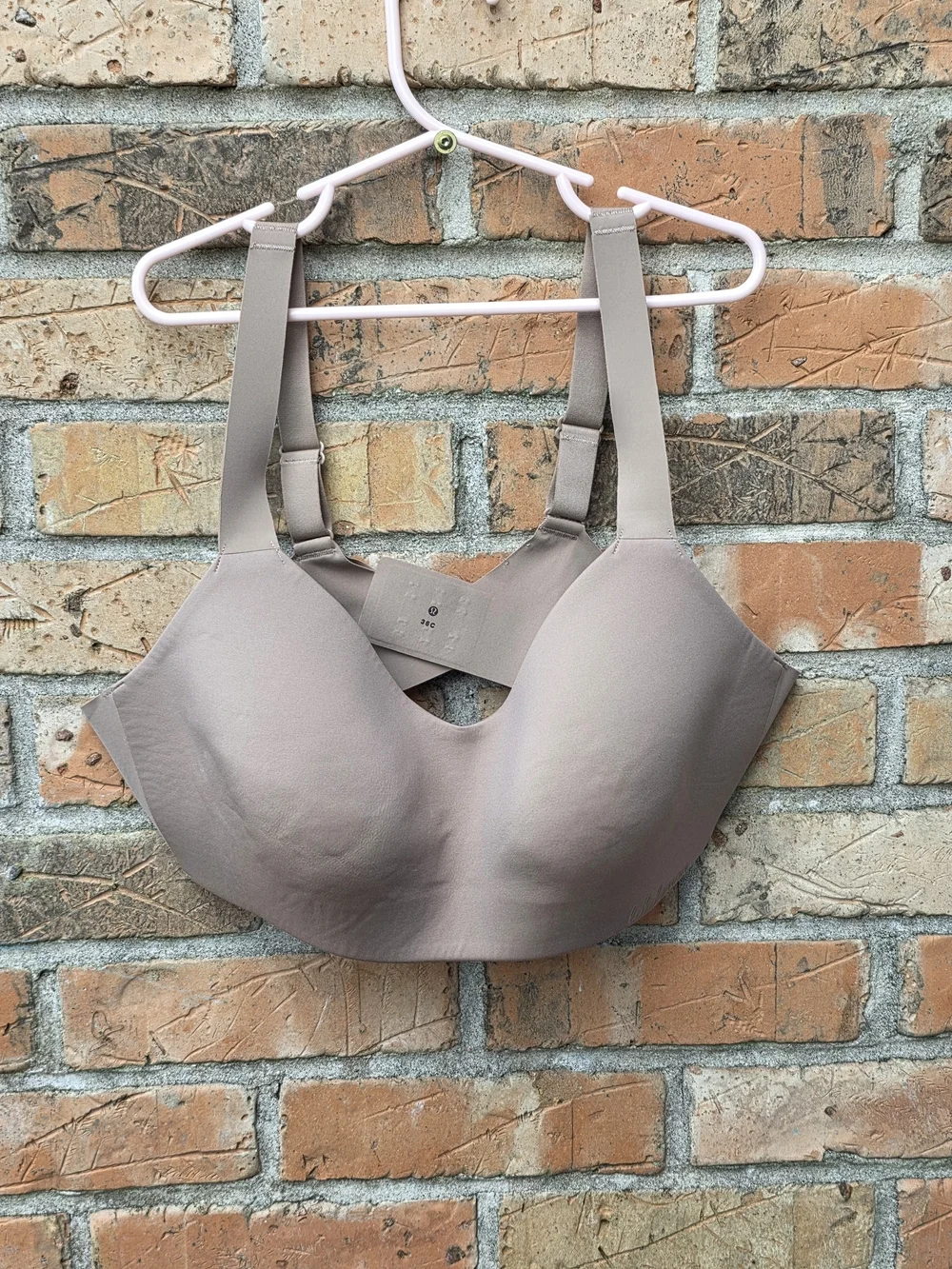 lululemon athletica Smooth Wireless Bra in Taupe